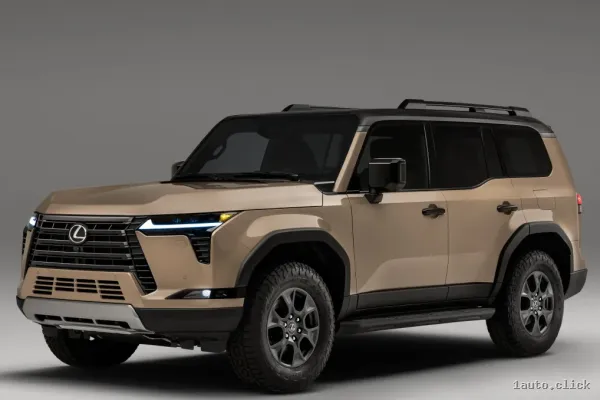 Lexus GX 2024 are un exterior elegant și proaspăt cu linii robuste.