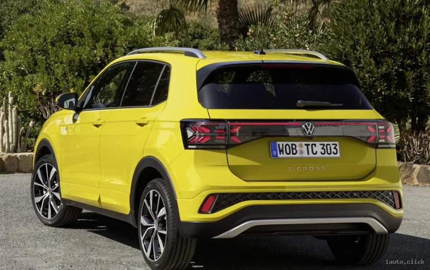 Partea din spate a T-cross 2023