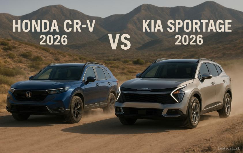 Kia Sportage 2026 vs Honda CR-V