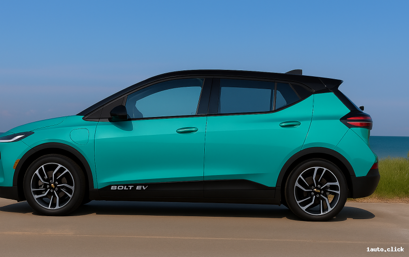 Partea laterală a conceptului Chevrolet Bolt EV 2027