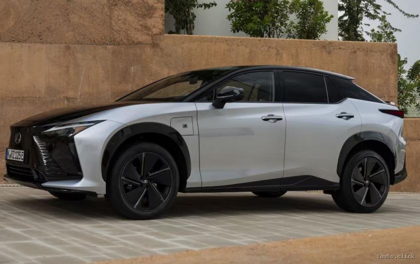 Vedere laterală a versiunii RZ550e