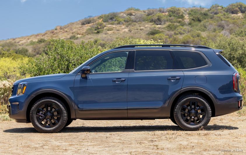Vedere laterală Kia Telluride 2026