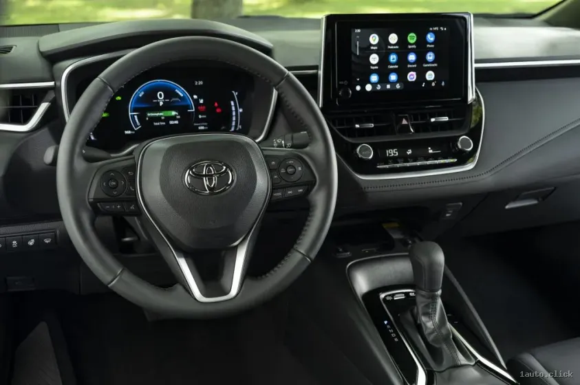 Tablou de bord Toyota Corolla Hybrid 2024 pentru piața SUA