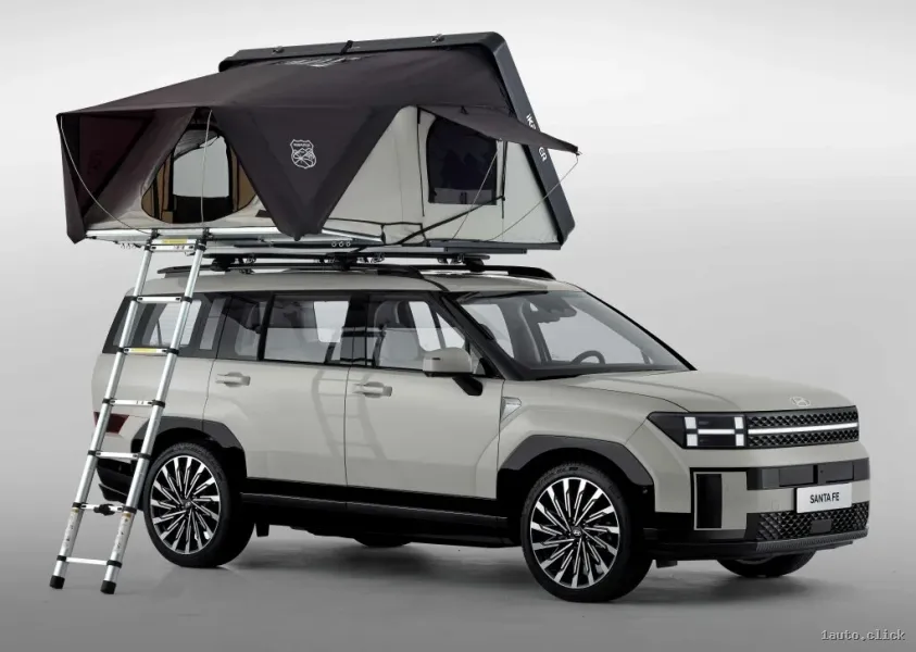 Hyundai Santa Fe 2024 crossover pentru picnic