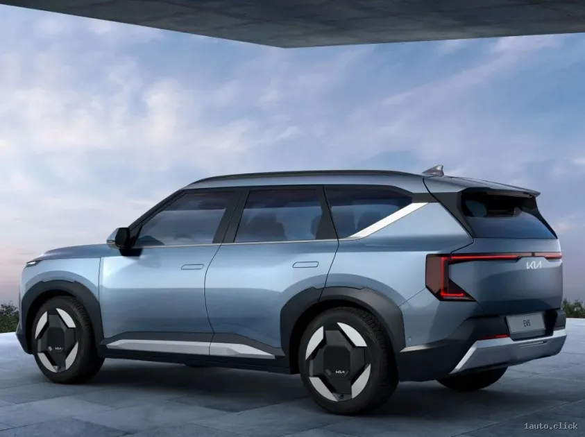 Kia EV5 2025 vedere laterală și bara spate
