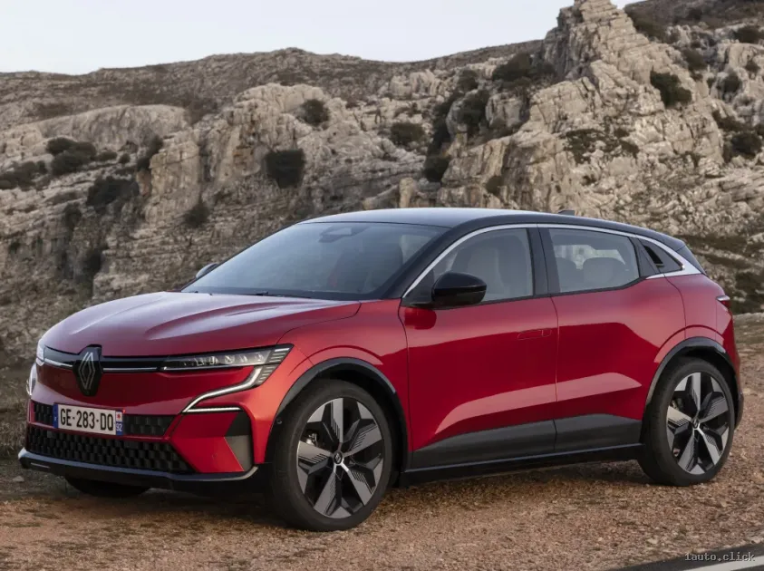 Aspectul exterior al elegantului Renault Megane E-Tech