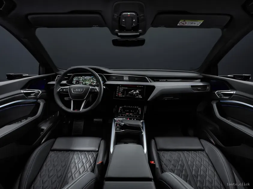 Interior modern Audi Q8 e-tron 2023